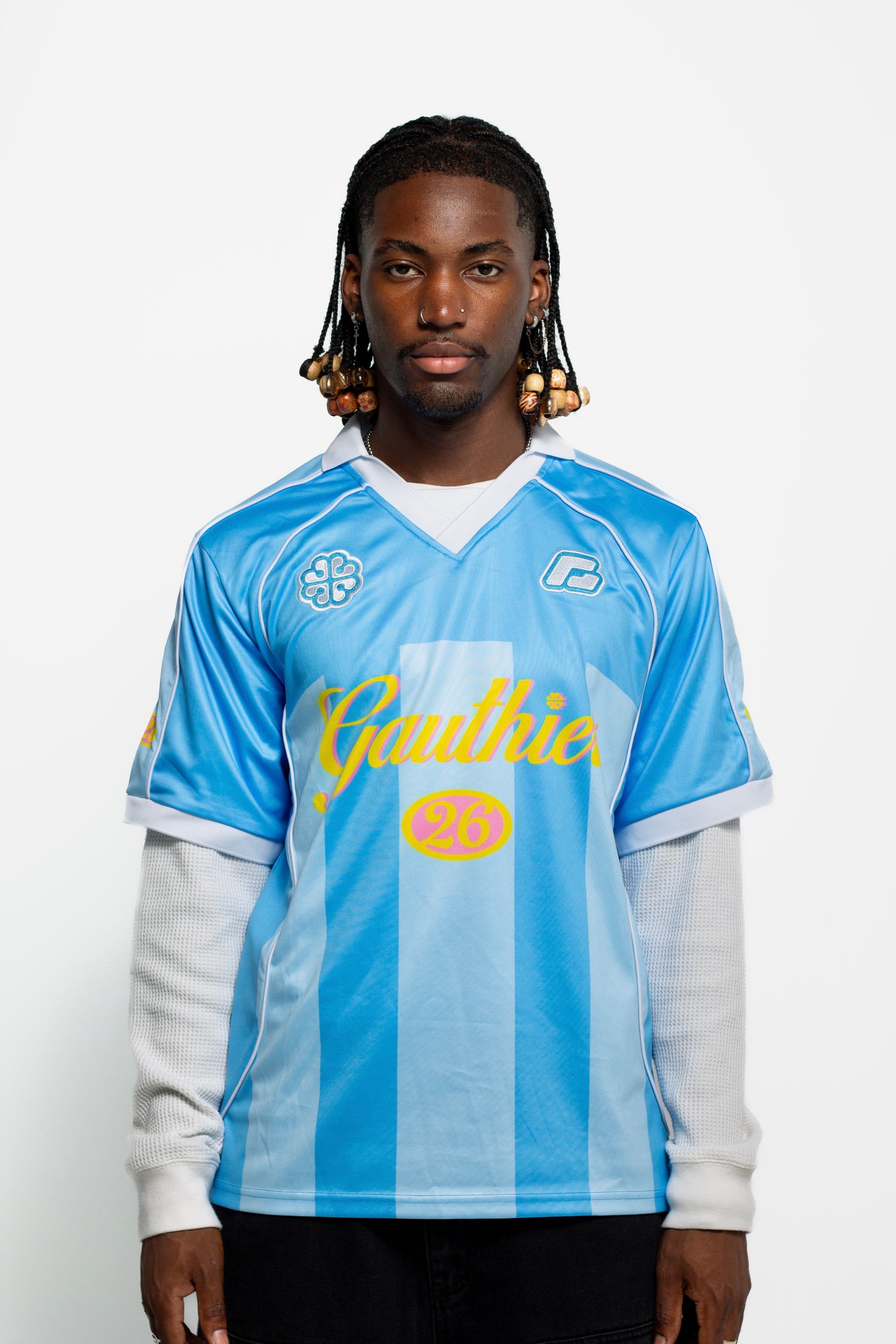 Blue jersey