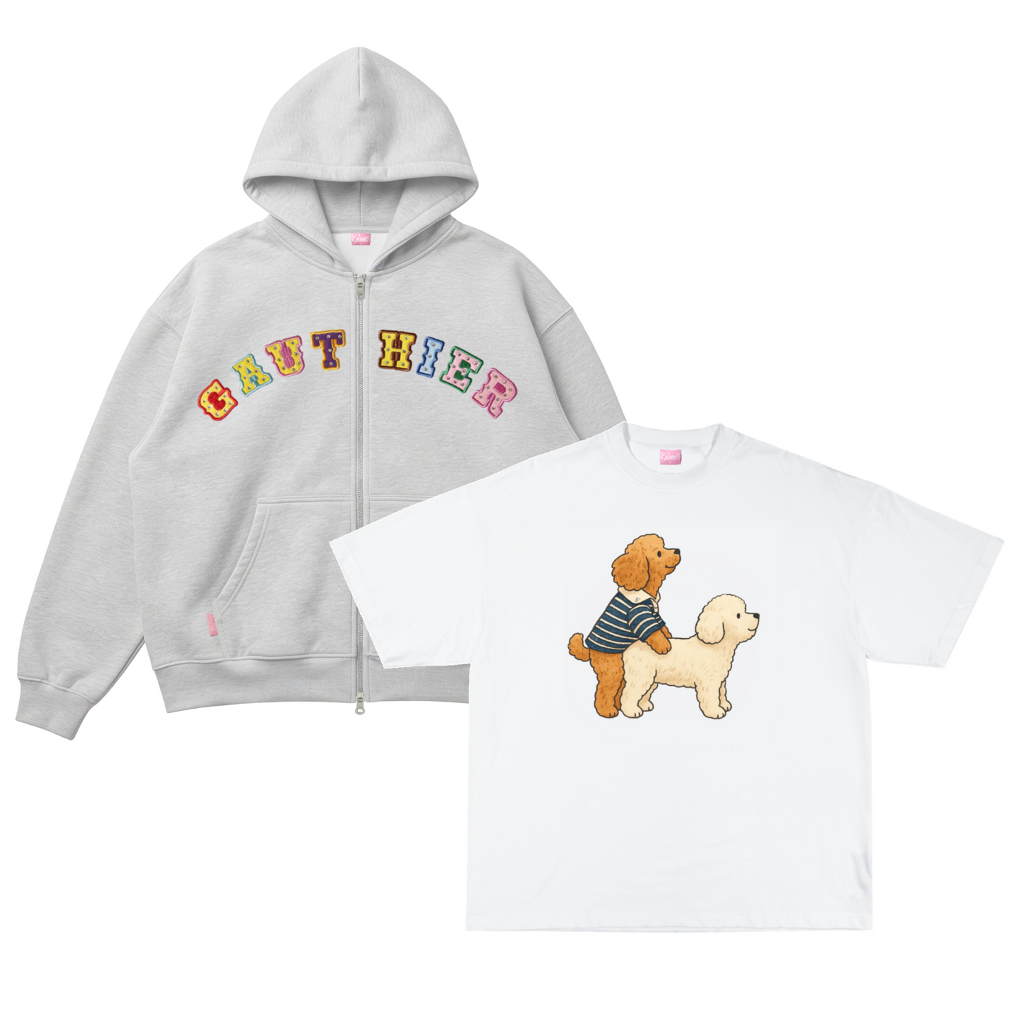 Zip-up and Tee